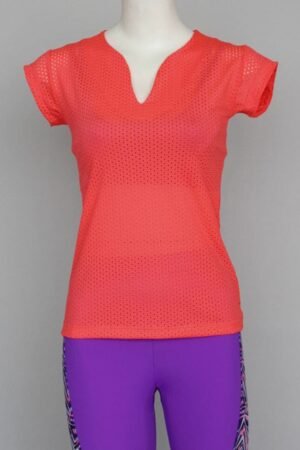 C33. Playera Acanalada Salmón Manga Corta (Más Colores) (copia)
