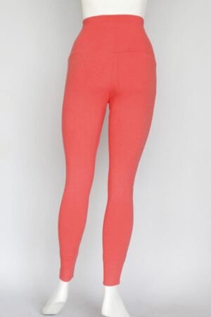 A60b. Leggins/Licra Algodón con Licra Coral. Talle Alto