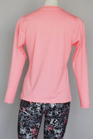 C38. Playera Básica Salmón Manga Larga