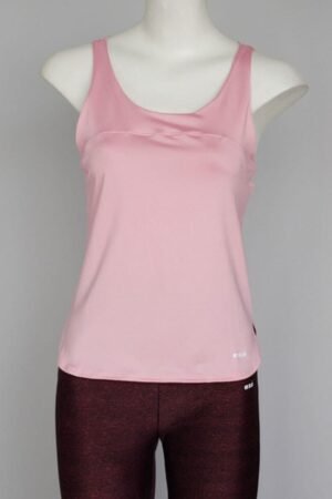 C40. Playera Tirantes Cruzados Rosa