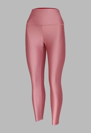 A159. Leggins/Malla sin Costuras Laterales Palo de Rosa. Talle Alto