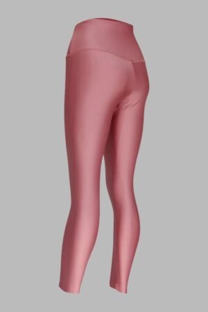 A159. Leggins/Malla sin Costuras Laterales Palo de Rosa. Talle Alto