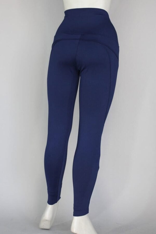 A83. Legging/Malla Marino Pretina Ancha Control Abdomen