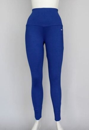 A85*. Legging/Malla Azul Rey Pretina Ancha Control Abdomen