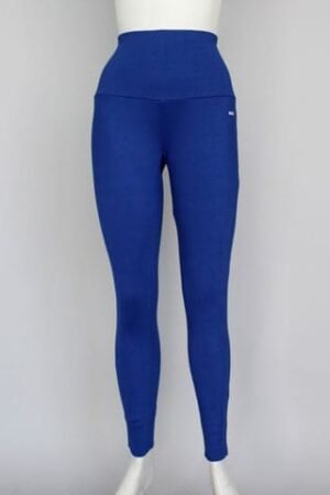 A85*. Legging/Malla Azul Rey Pretina Ancha Control Abdomen