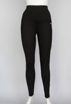 A62*. Legging/Malla Negra Pretina Ancha Control Abdomen