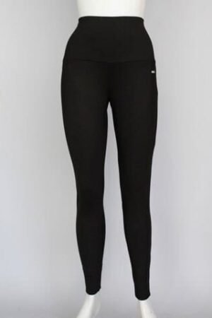 A62*. Legging/Malla Negra Pretina Ancha Control Abdomen