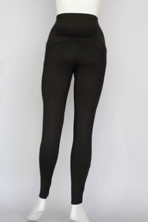 A62*. Legging/Malla Negra Pretina Ancha Control Abdomen