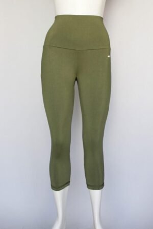 B55g. Capri/Knicker Militar. Pretina Ancha Control Abdomen