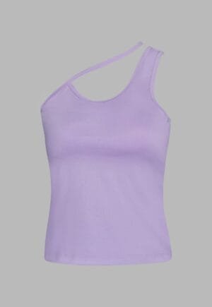 E33. Top Lila con Tirante Cruzado
