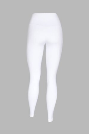 legging deportivo blanco cintura control abdomen color blanco