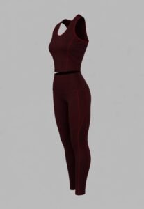 top largo y malla pretina ancha control abdomen