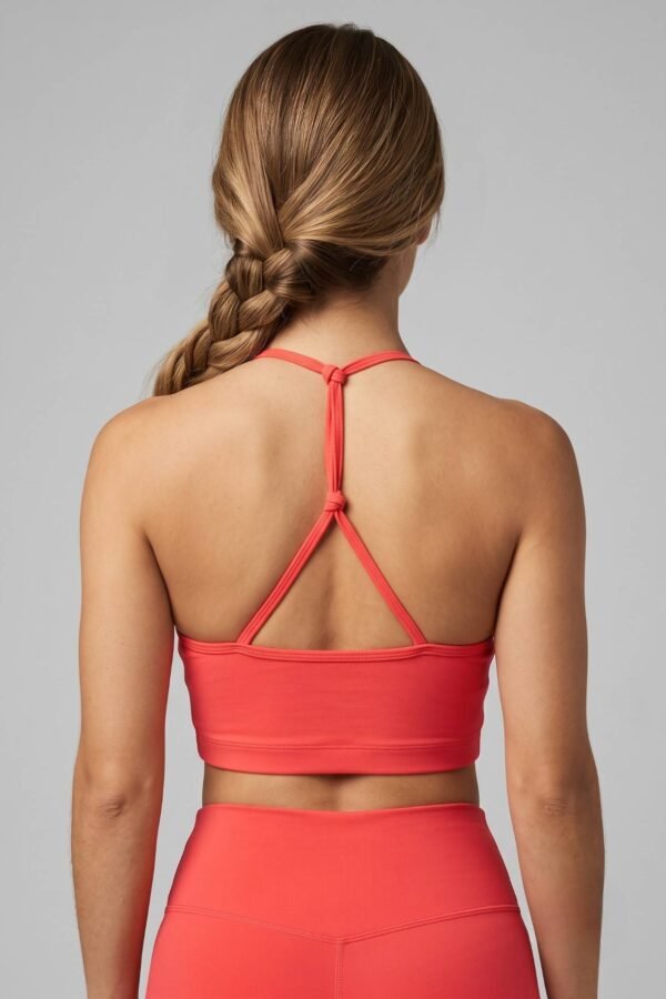 E31. Top Coral Tirantes con Nudos y Copas Fijas