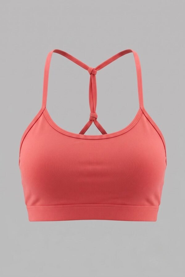 E31. Top Coral Tirantes con Nudos y Copas Fijas